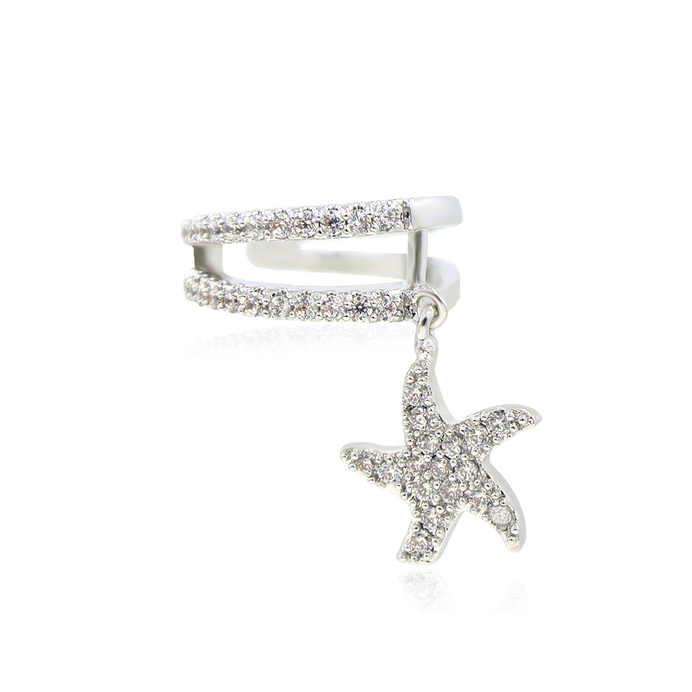 Starfish No Piercing Ear Cuff for Mid Ear